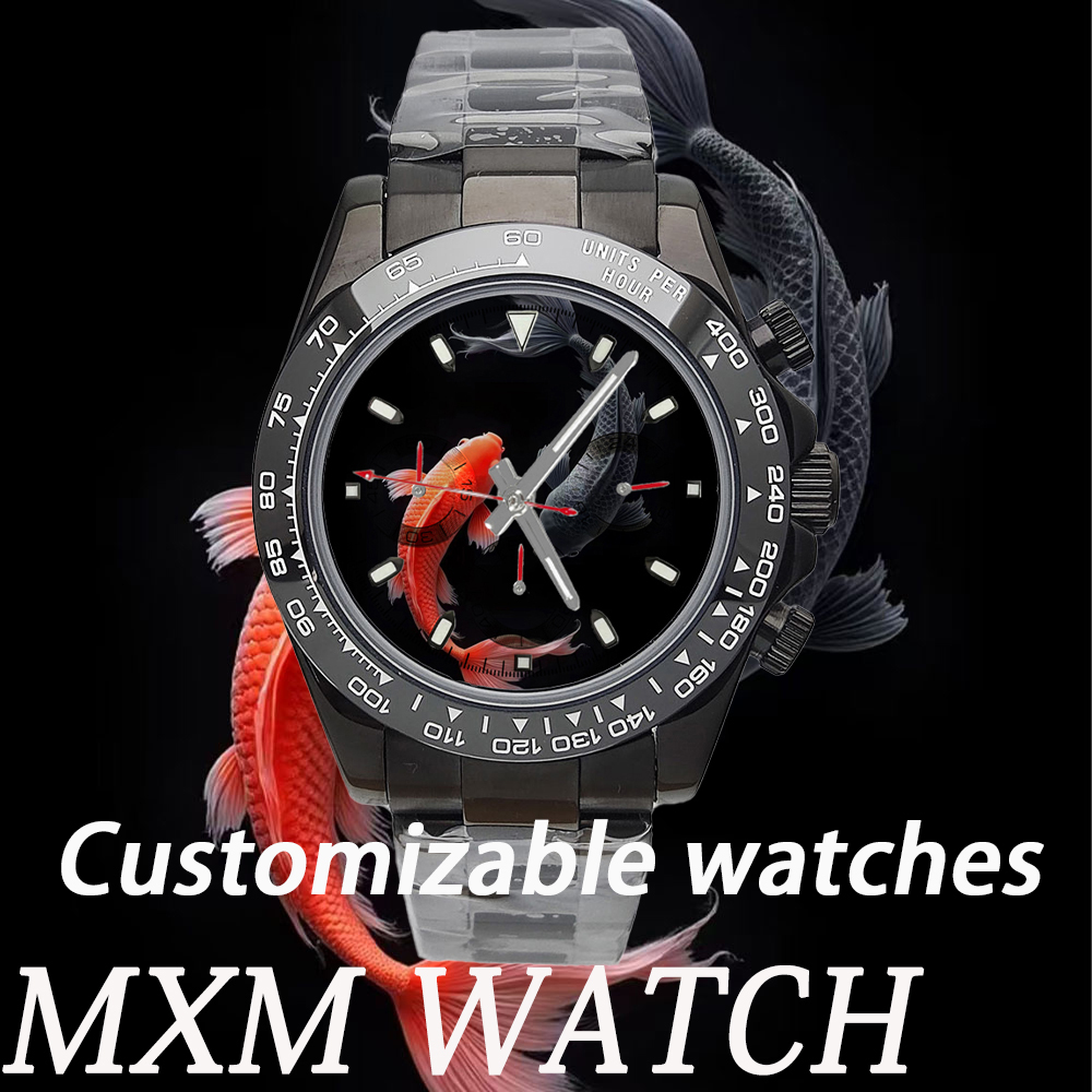 Stainless Bracelet Diver - Reloj VK63 Personalizado Creativo de 39.3mm,