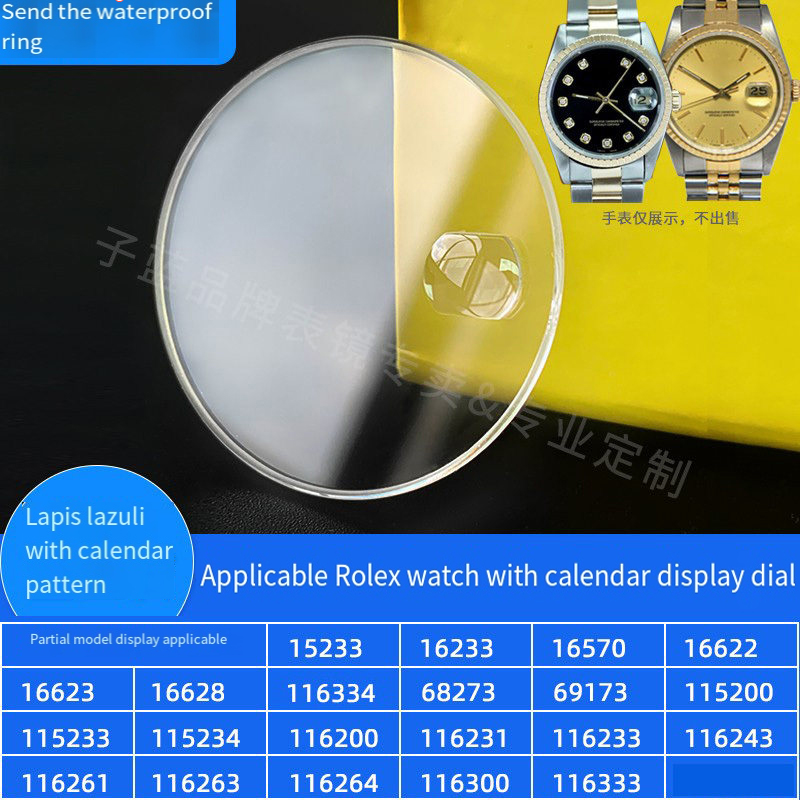 Rolex Watch Submariner - Cristal de zafiro para reloj Rolex