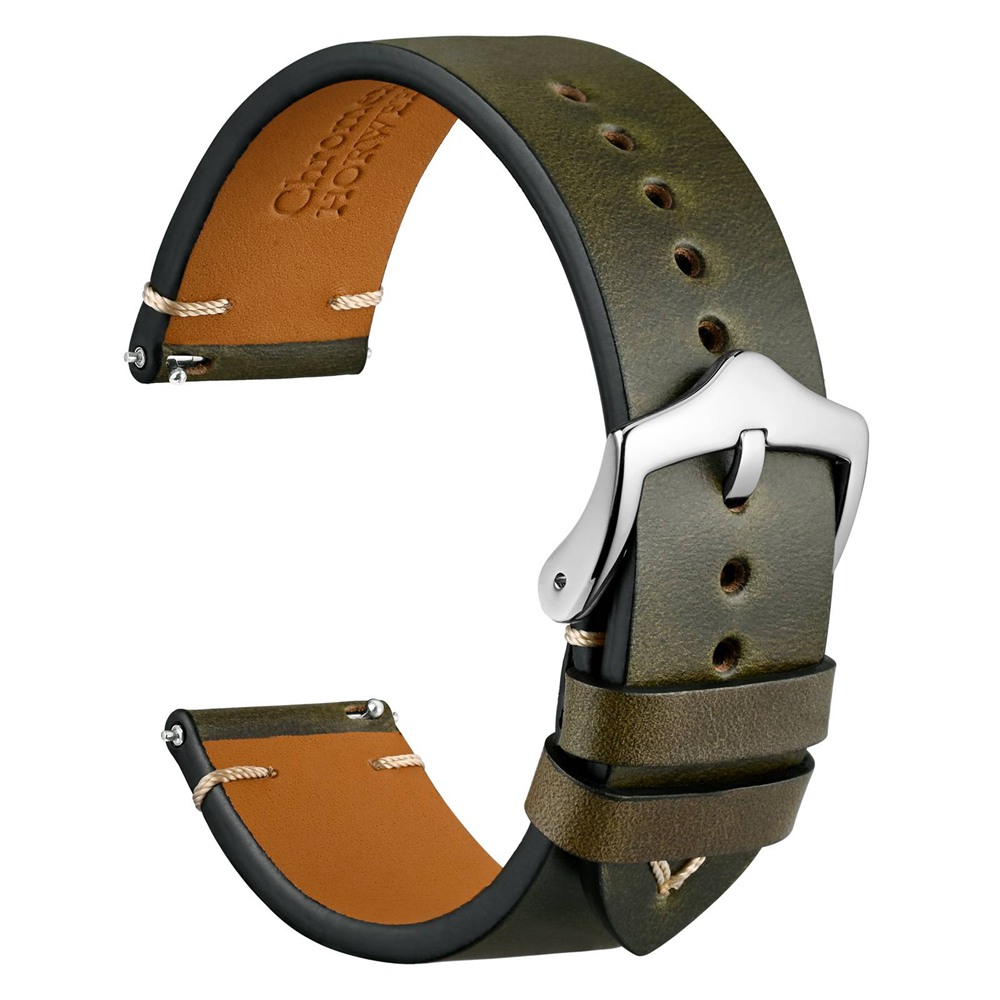 Leather Strap Quick Release - WOCCI correas de reloj de cuero