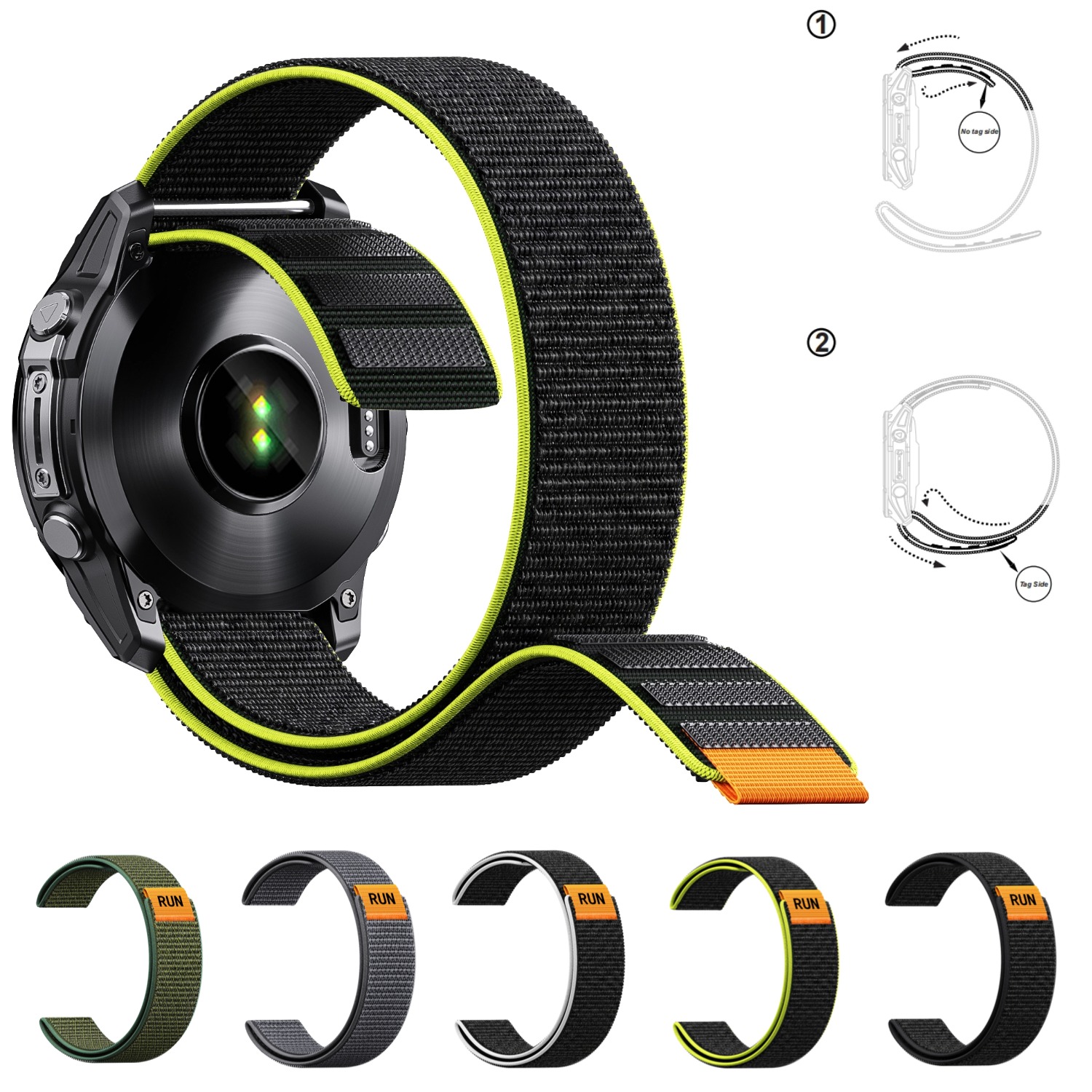 Correa de Reloj Ultraligera si - Sport Loop Velcro reseña y precio