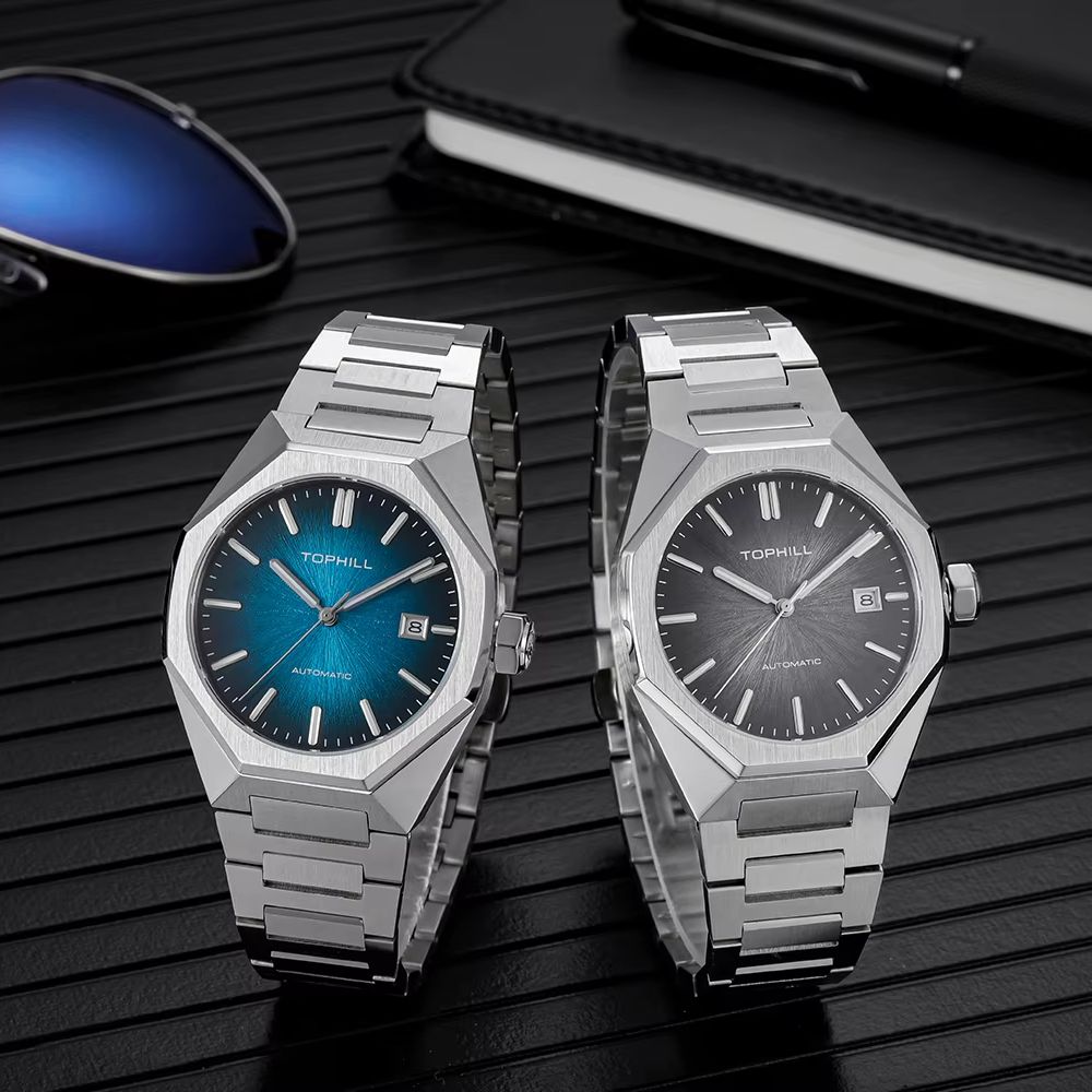 Relojes mecánicos TOPHILL de 3 - Butterfly Clasp Deployant reseña y precio