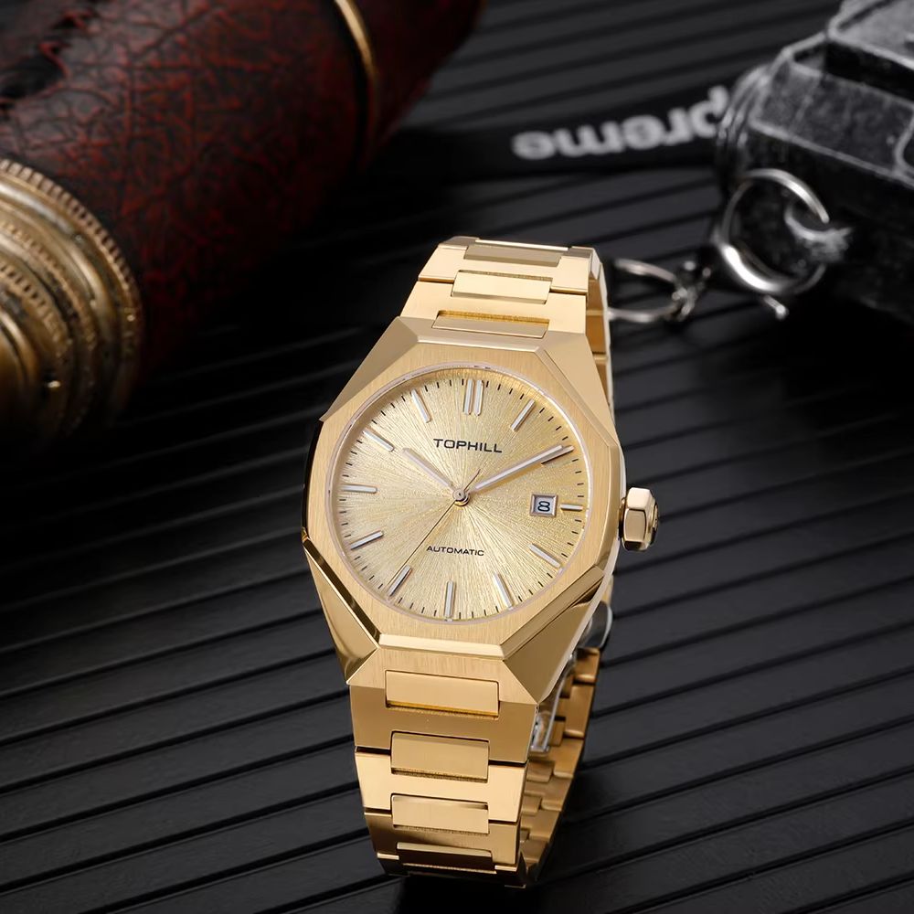 Relojes mecánicos TOPHILL de 3 - Butterfly Clasp Deployant reseña y precio