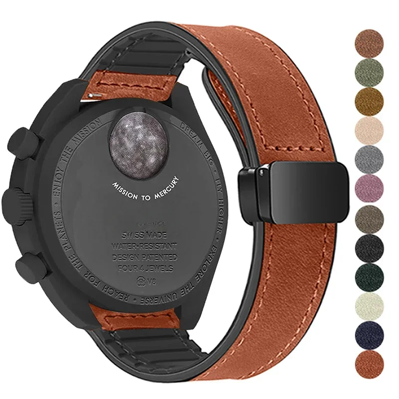 Correa de reloj de cuero de si - Omega Watch Constellation reseña y precio